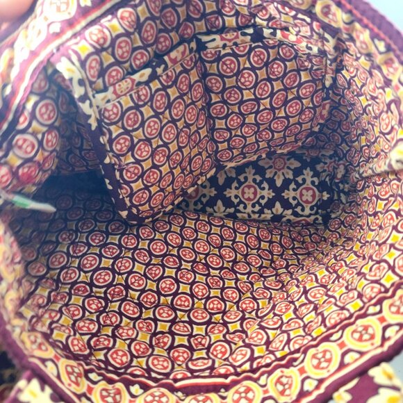 Vera Bradley Purse Bag Set Y2K Cosmetic Case Glasses Sleeve VTG Retired Pattern - Picture 3 of 5